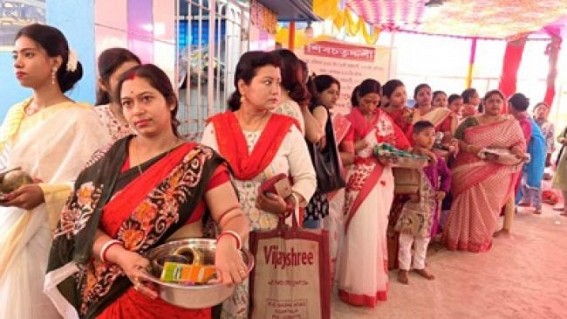 People rowed up at Shiva Temples in Agartala on Shiva Chaturdashi. TIWN Pic Feb 16 People rowed up at Shiva Temples in Agartala on Shiva Chaturdashi. TIWN Pic Feb 16