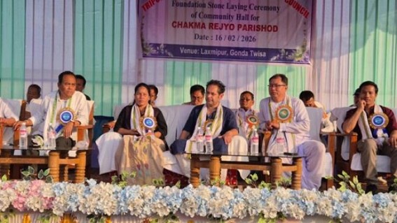 Foundation stone laid for 500 seated community hall costing Rs. 4 crores in Paharpur. TIWN Pic Feb 16 Foundation stone laid for 500 seated community hall costing Rs. 4 crores in Paharpur. TIWN Pic Feb 16