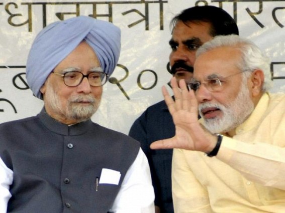 Modi & Manmohan: 1 Year, spot the differences