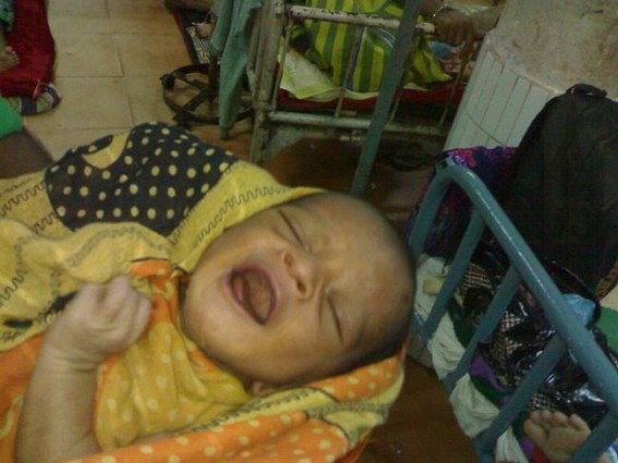 Udaipur : New born baby recovered from VIP area Udaipur : New born baby recovered from VIP area
