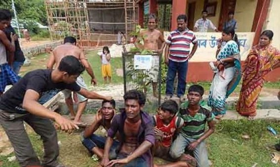 Five Bangladeshi thieves caught from Agartala Five Bangladeshi thieves caught from Agartala