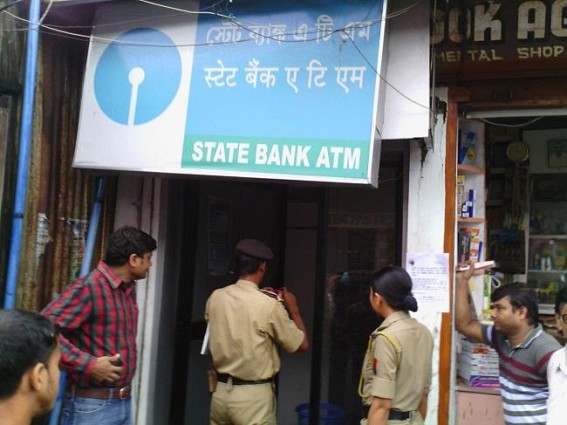 Udaipur : ATM Ransacked within 50 meter distance of R.K. Pur Police Station; no clue discovered