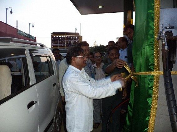 Fourth CNG station starts journey in Tripura Fourth CNG station starts journey in Tripura