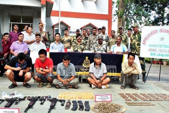 Bangladeshis among five arrested in Mizoram