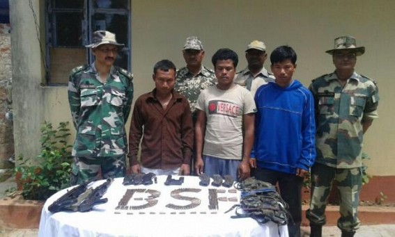 Three NLFT ultras surrender with AKs Three NLFT ultras surrender with AKs