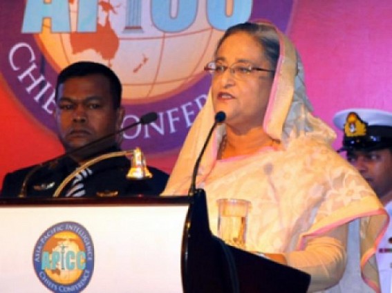 Hasina for concerted counter-terrorism drive : Sheikh Hasina inaugurates the 7th Asia-Pacific Intelligence Chiefs Conference in Dhaka