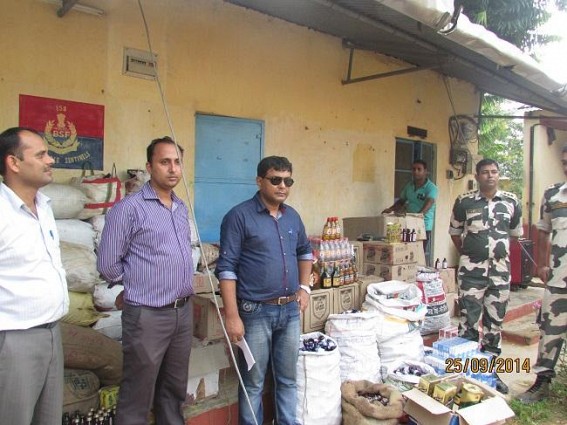 Smuggling Den in Indo-Bangla Border busted by joint raid : SDM, BSF, Police seizes items worth Rs 10 Lakhs 