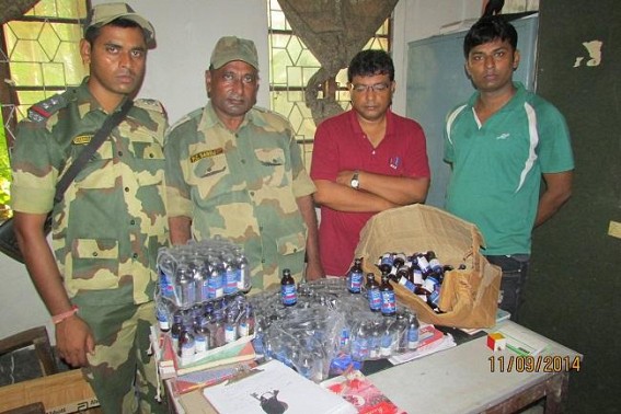 SDM Sonamura, BSF, Police joint team conduct raids : Seizes contraband worth Rs. 1.42 Lakhs SDM Sonamura, BSF, Police joint team conduct raids : Seizes contraband worth Rs. 1.42 Lakhs
