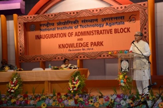 CM inaugurates NIT Admin block,Knowledge Park, lectures students