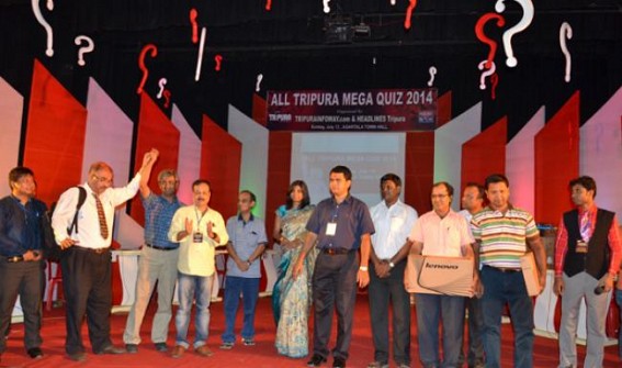 Tripurainfoway-Headlines Tripura Mega Quiz 2014 ends amidst massive response