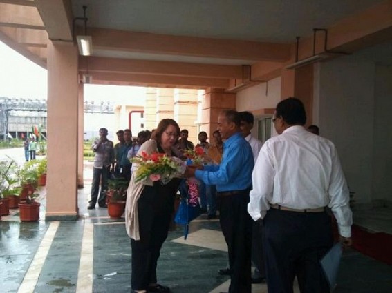 US Consul General Lafave visits OTPC plant, Palatana US Consul General Lafave visits OTPC plant, Palatana