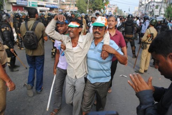 CPI (M) and Police: Both are 2 sides of same coin; Keep trust on whom? Maximum protestors injured on police lathi charge - Manik responsible for it: Sudip Roy Barman