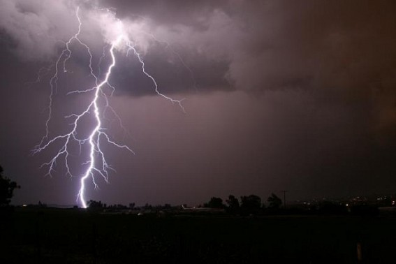 Lightning kills two in Tripura