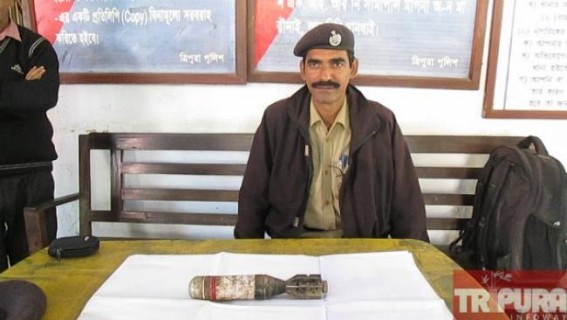 Mortal Shell from 1971 Bangladesh War era discovered by MGNREGA workers in Gokulpur, Udaipur Mortal Shell from 1971 Bangladesh War era discovered by MGNREGA workers in Gokulpur, Udaipur
