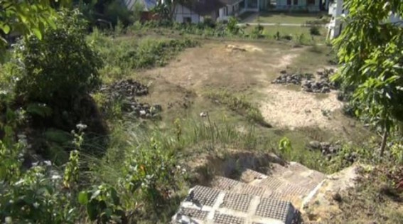 Heritage Park lying in poor condition at Kailasahar Heritage Park lying in poor condition at Kailasahar