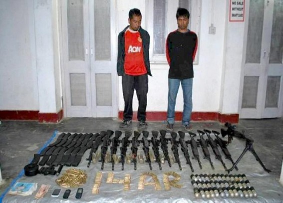 Huge amount of illegal arms recovered from Tripura during last three consecutive years Huge amount of illegal arms recovered from Tripura during last three consecutive years