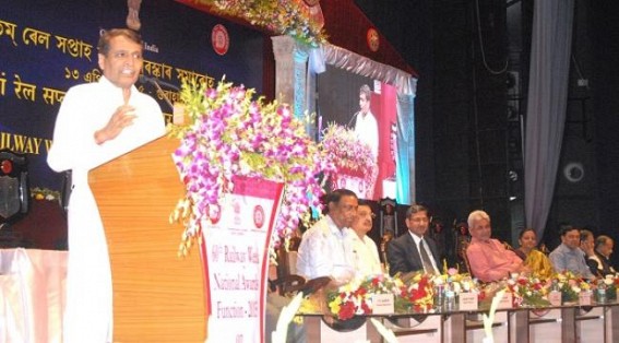Railway Minister Prabhu reviews NFR projects in North East; Railways to connect North East capitals by 2020 Railway Minister Prabhu reviews NFR projects in North East; Railways to connect North East capitals by 2020
