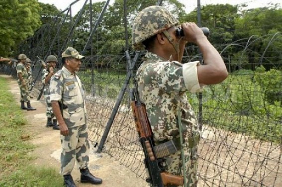 Police, BSF joint vigil in Indo-Bangla international border Police, BSF joint vigil in Indo-Bangla international border