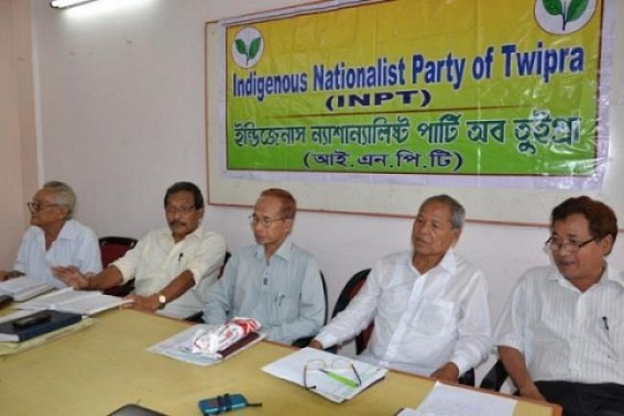 INPT denied demand of Twipra Land: Party alliance uncertain says General Secretary Jagadish Debbarma INPT denied demand of Twipra Land: Party alliance uncertain says General Secretary Jagadish Debbarma