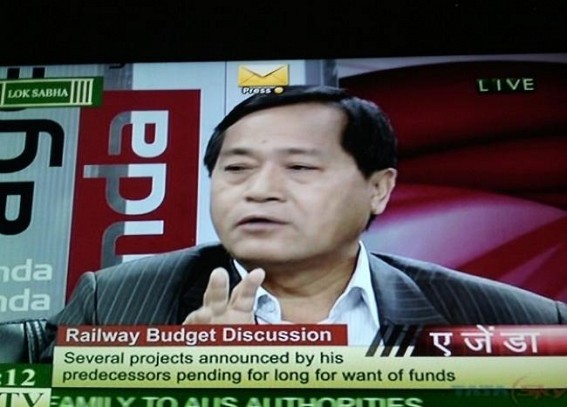Jiten shines in national debate on Railway budget in Lok Sabha Jiten shines in national debate on Railway budget in Lok Sabha