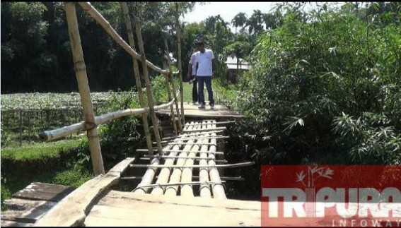 KAILASHAHAR : Deplorable condition of Machmara bridge
