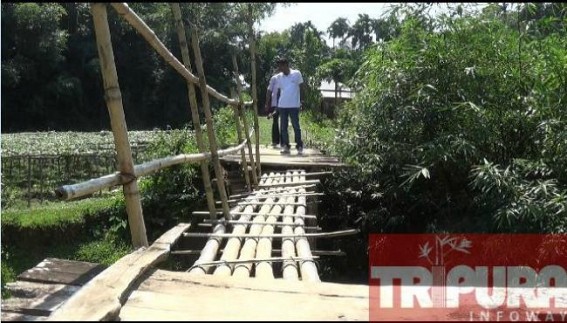 KAILASHAHAR : Deplorable condition of Machmara bridge KAILASHAHAR : Deplorable condition of Machmara bridge