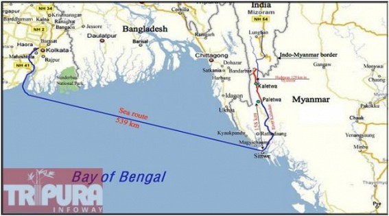 Modi Govt's look EAST policy in action : RBI inaugurates two more sub-offices in Northeast; Union Govt plans multi-transport via Myanmar-Northeast sea-road route 