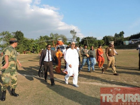 Manik criticizes own Politburo’s plan to align with Congress in upcoming WB Poll : CM continues to fool people with FSA, Central schemes, wasting lakhs in helicopter campaigning : EC remain silent with massive Poll expenses Manik criticizes own Politburo’s plan to align with Congress in upcoming WB Poll : CM continues to fool people with FSA, Central schemes, wasting lakhs in helicopter campaigning : EC remain silent with massive Poll expenses