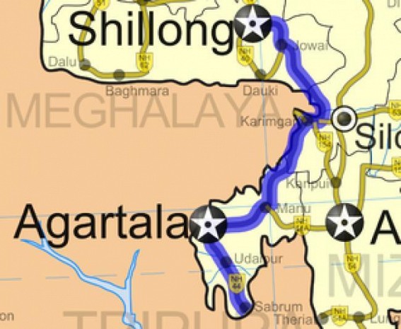 Assam-Agartala National Highway opens partially