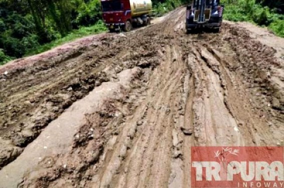 â€‹Once again Assam-Agartala lifeline breaks down, rain hampers NH-44 repair work: Uncertainty prevails over work-completion
