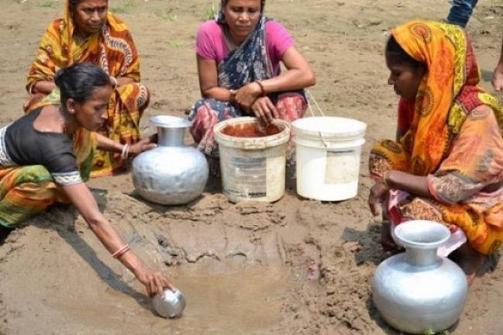 Dry season leads water scarcity in villages across Tripura : State Govt turns blind eye, Minister busy with ADC poll campaigns