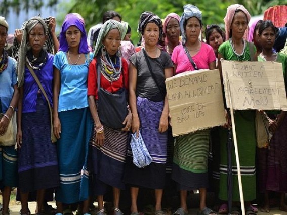 Bru rehab: No one turned up for identification, reluctant for repatriation to Mizoram Bru rehab: No one turned up for identification, reluctant for repatriation to Mizoram