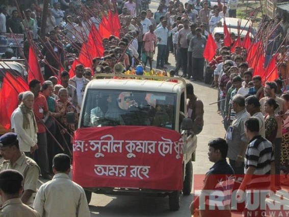Tripura CPI-M leader, who committed suicide, cremated