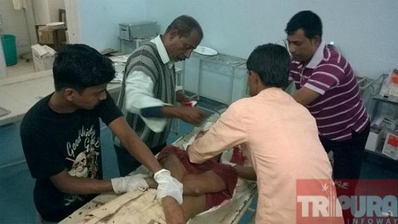 Two minors seriously injured in a road mishap Two minors seriously injured in a road mishap