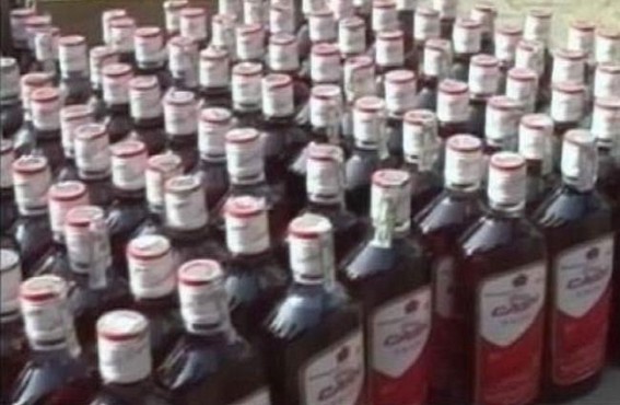 Police apprehends 1500 bottles of foreign liquor