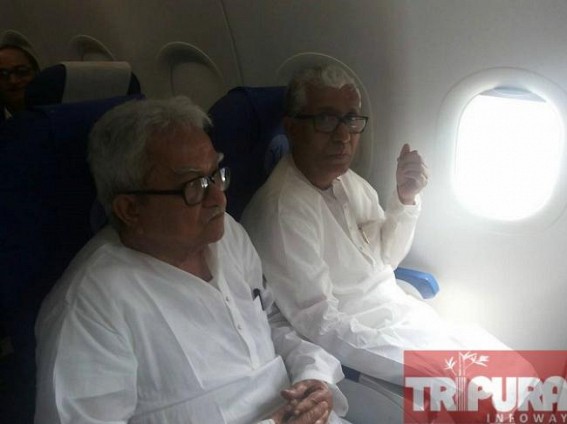 Regain lost glory of CPI-M ? Manik Sarkar and others frequently going to Assam