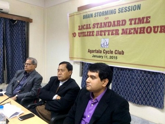  ACC voiced for introduction of LST (Local Standard Time) in Tripura