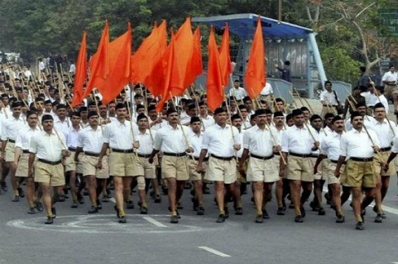   CPI-M cadres start attacking RSS volunteers; MLA Tapan Das orders police to arrest RSS cadres on fabricated charge, tension brewing at Melaghar, more attacks on RSS workers feared 