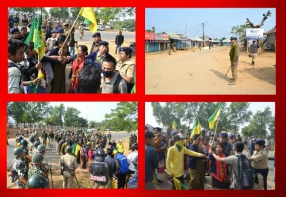 IPFT's hill bandh observed in state amidst tight security IPFT's hill bandh observed in state amidst tight security