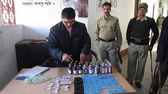 Radhakishorepur Police recovered illegal hoarding of Korex