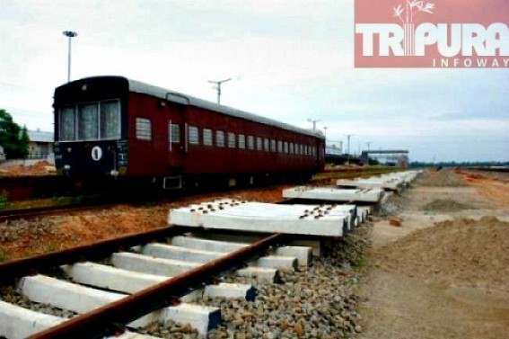 Agartala-Kumarghat railway track: Uncertainty looms large with BG conversion work stalled at Teliamura Agartala-Kumarghat railway track: Uncertainty looms large with BG conversion work stalled at Teliamura