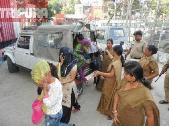 Prostitute racket: Police submits case diary, 5 accused produced before the court on Friday