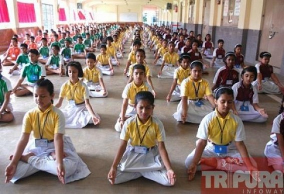 Yoga to be introduced in Tripura schools from next year Yoga to be introduced in Tripura schools from next year
