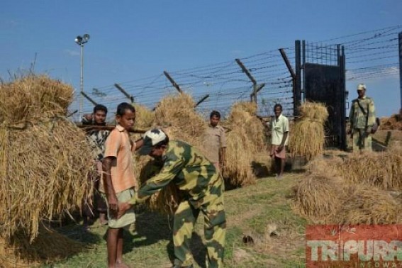 Rampant smuggling continue across Indo- Bangla border corridor : BSF, Police joint patrolling continue : SP west talks to TIWN