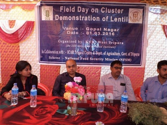 One day workshop for farmers held at Teliamura One day workshop for farmers held at Teliamura