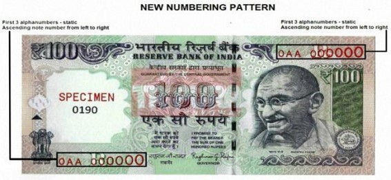 New 100 rupees notes to circulate in Tripura 