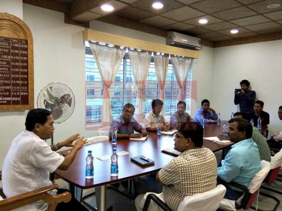 Railway Dept agreed to construct alternative route at Bishalgarh Railway Dept agreed to construct alternative route at Bishalgarh