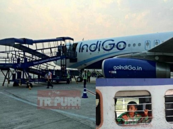 Kolkata-Agartala flight fare may reduce as Express train running regularly Kolkata-Agartala flight fare may reduce as Express train running regularly