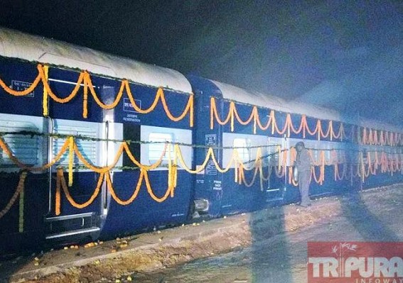 Historical moment : Tripura on BG railway map, Agartala to Badarpur maiden journey