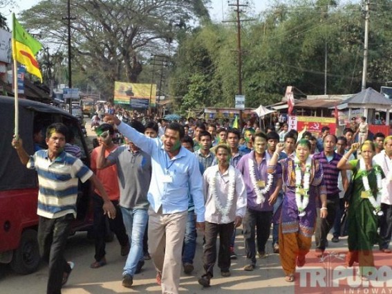 Tension gripped at ADC areas with IPFT’s victory over few villages : chances of ‘violence’ prevails on hills Tension gripped at ADC areas with IPFT’s victory over few villages : chances of ‘violence’ prevails on hills